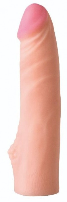 Телесная насадка на Harness с коннектором RED LINE  - 19,5 см. - LOVETOY (А-Полимер) - купить с доставкой в Твери