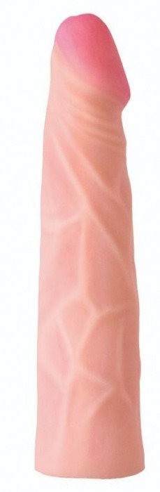 Телесная насадка на Harness с коннектором RED LINE - 19 см. - LOVETOY (А-Полимер) - купить с доставкой в Твери