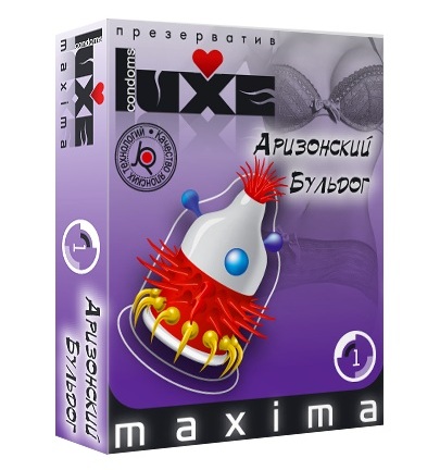 Презерватив LUXE Maxima  Аризонский Бульдог  - 1 шт. - Luxe - купить с доставкой в Твери