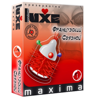 Презерватив LUXE Maxima  Французский связной  - 1 шт. - Luxe - купить с доставкой в Твери