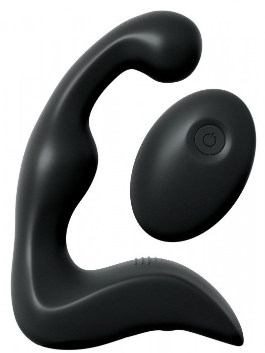 Черный вибромассажер простаты с пультом ДУ Control P-Spot Pro - Pipedream - в Твери купить с доставкой
