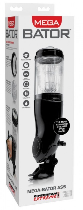 Прозрачный автоматический мастурбатор-анус Mega-Bator Ass - Pipedream - в Твери купить с доставкой
