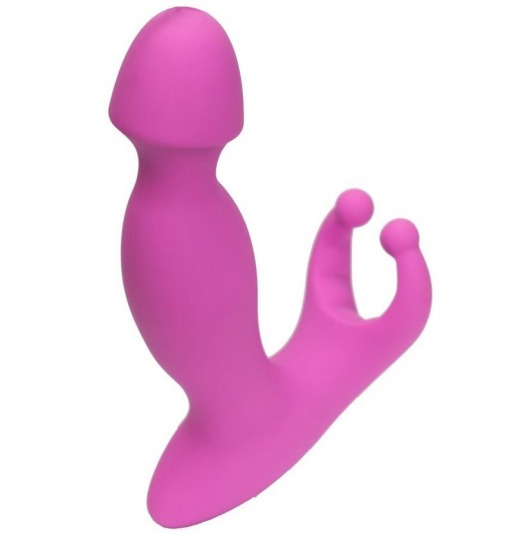 Розовый стимулятор простаты с усиками - 15 см. - 4sexdreaM - в Твери купить с доставкой