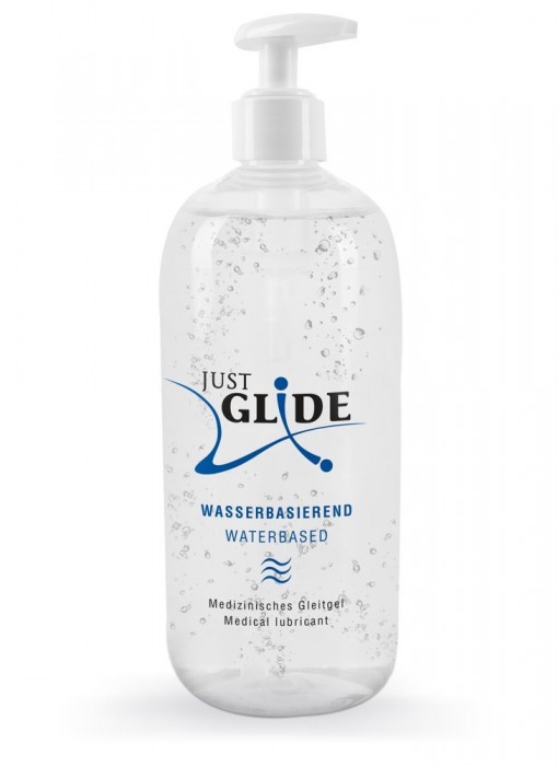 Гель-смазка на водной основе Just Glide с дозатором - 500 мл. - Orion - купить с доставкой в Твери