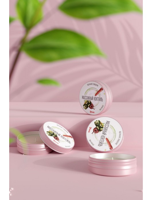 Массажная свеча «Массажный коктейль» с ароматом пина колады - 30 мл. - ToyFa - купить с доставкой в Твери