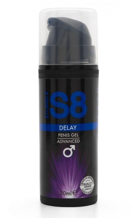 Пролонгирующий гель для мужчин S8 Delay Gel - 30 мл. - Stimul8 - купить с доставкой в Твери