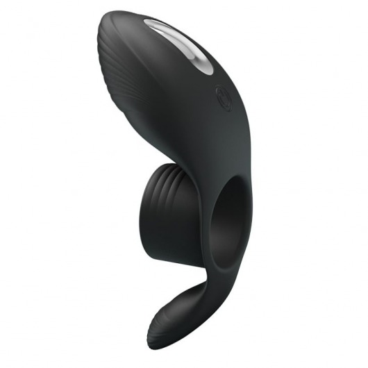 Черное кольцо на пенис с вибрацией Vibration Penis Sleeve - Baile - в Твери купить с доставкой
