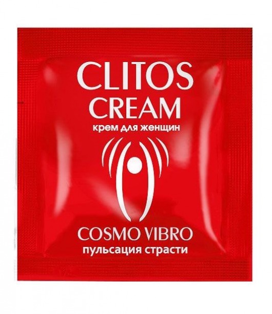 Пробник возбуждающего крема для женщин Clitos Cream - 1,5 гр. - Биоритм - купить с доставкой в Твери