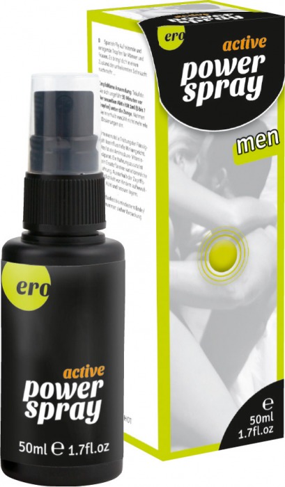Стимулирующий спрей для мужчин Active Power Spray - 50 мл. - Ero - купить с доставкой в Твери