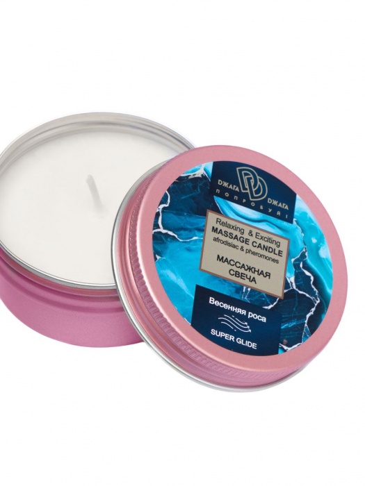 Массажная свеча  Весенняя роса - БиоМед - купить с доставкой в Твери