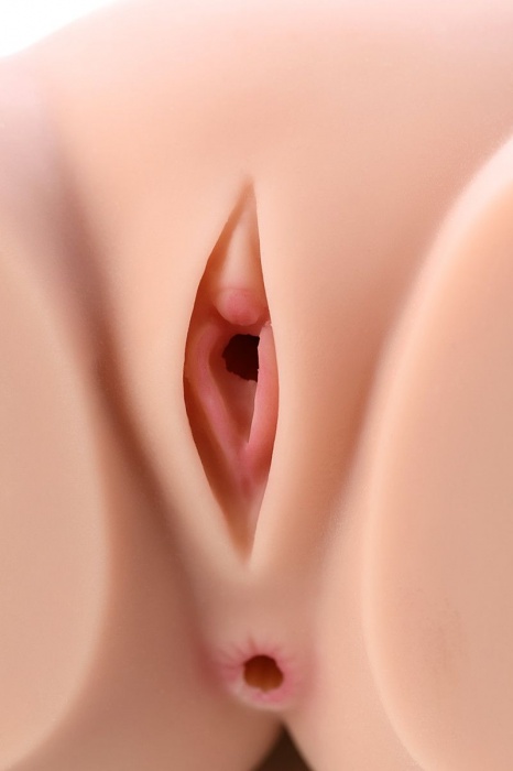 Мастурбатор-полуторс Cherry с вибрацией и двумя любовными тоннелями - KOKOS - в Твери купить с доставкой