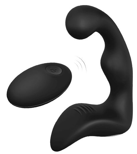 Черный вибромассажер простаты REMOTE BOOTY PLEASER - Dream Toys - в Твери купить с доставкой
