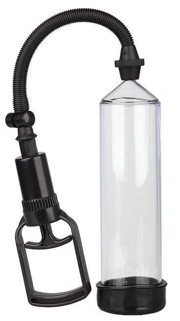 Прозрачная вакуумная помпа TRIGGER HANDLE PENIS PUMP - Dream Toys - в Твери купить с доставкой