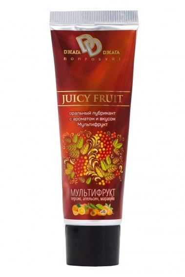 Интимный съедобный лубрикант JUICY FRUIT с ароматом фруктов - 30 мл. - БиоМед - купить с доставкой в Твери