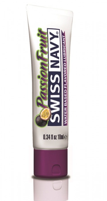 Лубрикант Swiss Navy Passion Fruit Lube с ароматом маракуйи - 10 мл. - Swiss navy - купить с доставкой в Твери