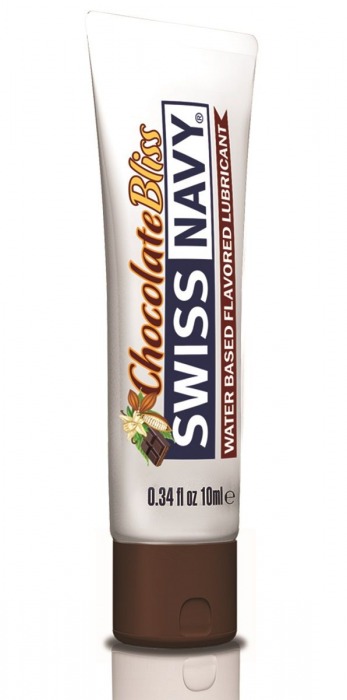 Лубрикант с ароматом шоколада Swiss Navy Chocolate Bliss Lube - 10 мл. - Swiss navy - купить с доставкой в Твери