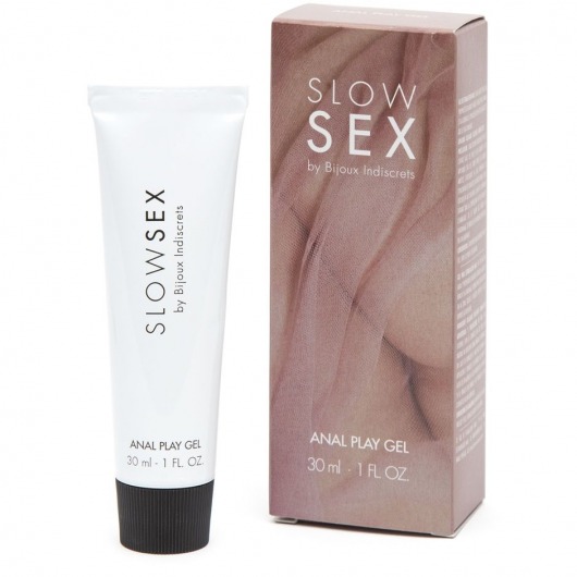 Лубрикант на водной основе Slow Sex Anal Play Gel - 30 мл. - Bijoux Indiscrets - купить с доставкой в Твери