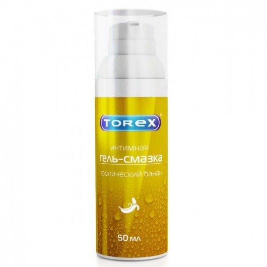 Гель-смазка на водной основе Torex  Тропический банан  - 50 мл. - Torex - купить с доставкой в Твери
