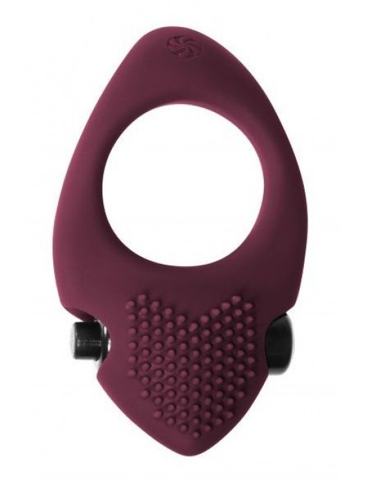 Бордовое эрекционное виброкольцо Pure Passion Sunset - Lola Games - в Твери купить с доставкой
