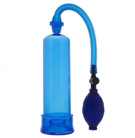 Синяя вакуумная помпа MENZSTUFF PENIS ENLARGER - Dream Toys - в Твери купить с доставкой