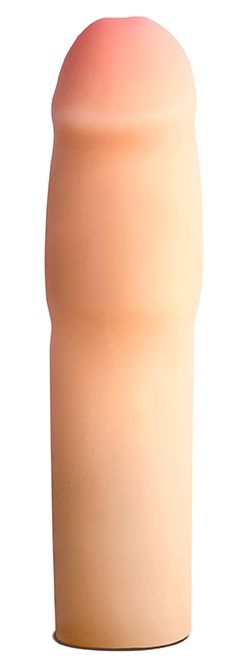 Телесная насадка-удлинитель на пенис PERFORMANCE 1.5INCH COCK XTENDER - 16 см. - Blush Novelties - в Твери купить с доставкой