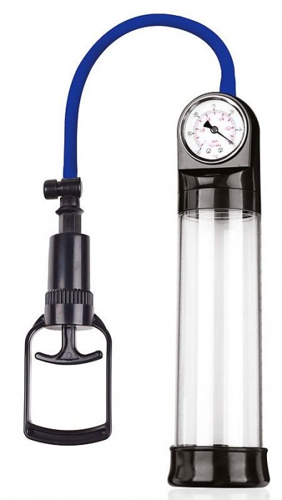 Прозрачная вакуумная помпа Sex Expert с манометром - Sex Expert - в Твери купить с доставкой