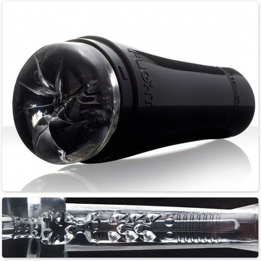 Черный мастурбатор-анус Fleshlight - Flight Pilot - Fleshlight - в Твери купить с доставкой
