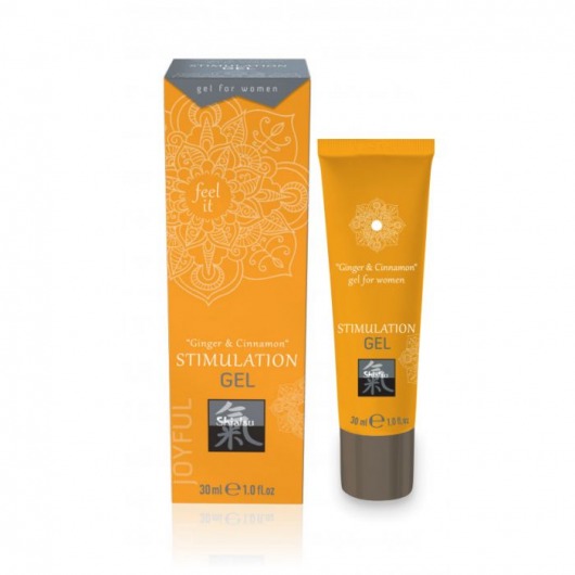 Возбуждающий интимный гель STIMULATION GEL Ginger   Cinnamon - 30 мл. - Shiatsu - купить с доставкой в Твери