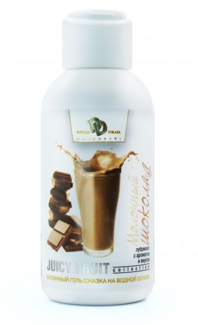 Интимный гель-смазка JUICY FRUIT с ароматом молочного шоколада - 100 мл. - БиоМед - купить с доставкой в Твери