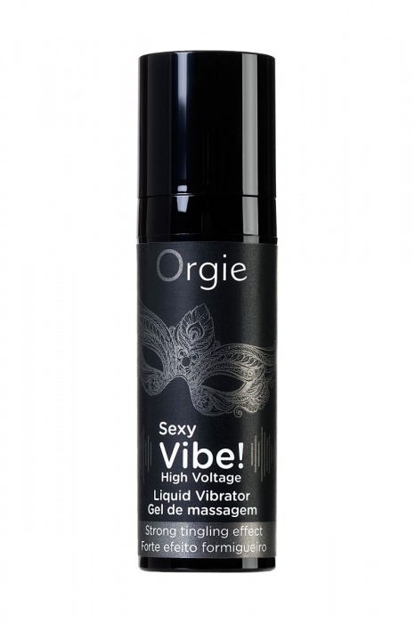 Гель для массажа ORGIE Sexy Vibe High Voltage с эффектом вибрации - 15 мл. - ORGIE - купить с доставкой в Твери