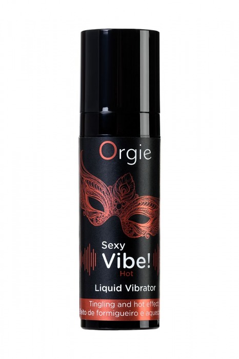 Разогревающий гель для массажа ORGIE Sexy Vibe Hot с эффектом вибрации - 15 мл. - ORGIE - купить с доставкой в Твери