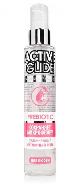 Увлажняющий интимный гель Active Glide Prebiotic - 100 гр. - Биоритм - купить с доставкой в Твери