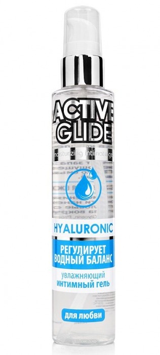 Увлажняющий интимный гель Active Glide Hyaluronic - 100 гр. - Биоритм - купить с доставкой в Твери