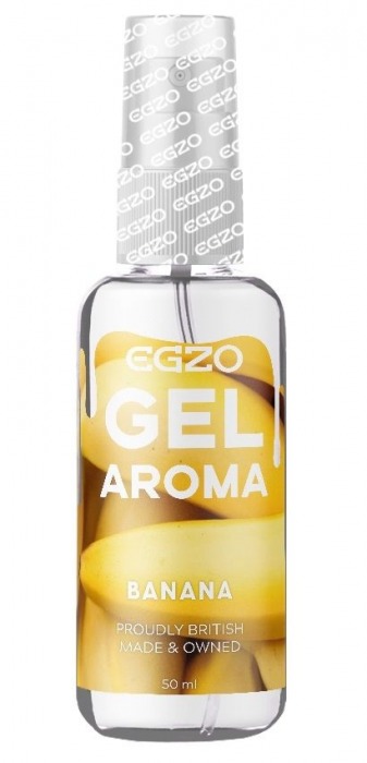 Интимный лубрикант EGZO AROMA с ароматом банана - 50 мл. - EGZO - купить с доставкой в Твери