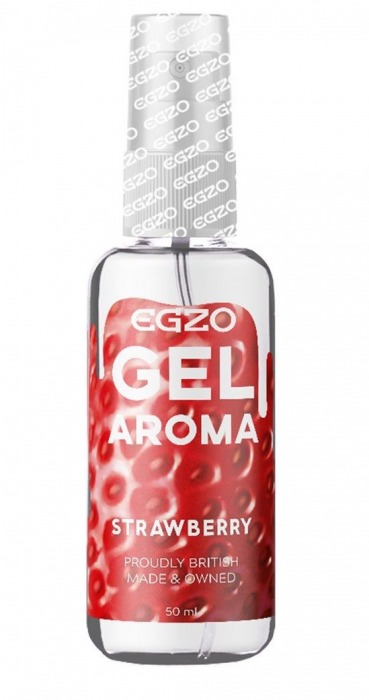 Интимный лубрикант EGZO AROMA с ароматом клубники - 50 мл. - EGZO - купить с доставкой в Твери