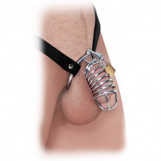 Кольцо верности Extreme Chastity Belt с фиксацией головки - Pipedream - купить с доставкой в Твери