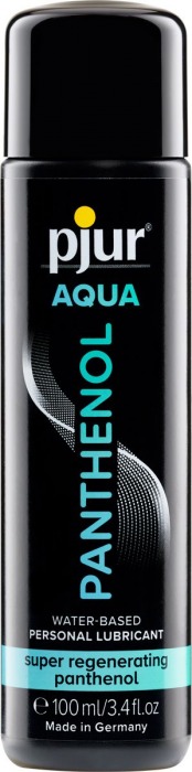 Лубрикант на водной основе с пантенолом pjur AQUA Panthenol - 100 мл. - Pjur - купить с доставкой в Твери