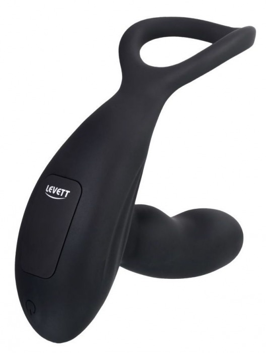 Черный стимулятор простаты Maud с вибрацией - Levett - в Твери купить с доставкой