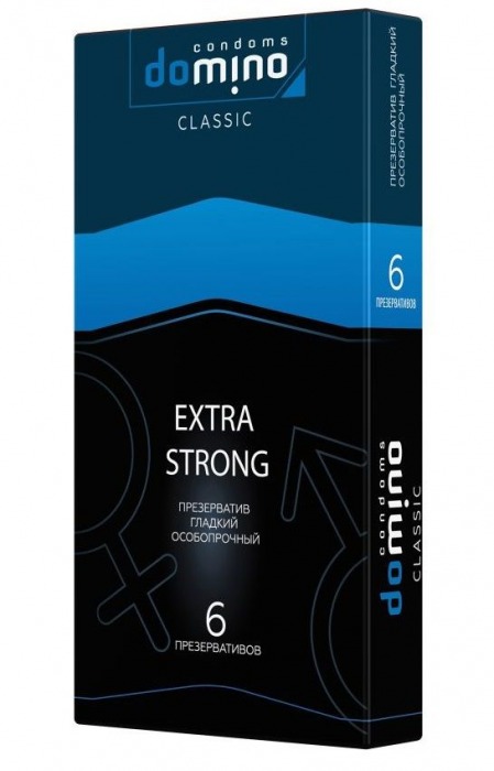 Суперпрочные презервативы DOMINO Extra Strong - 6 шт. - Domino - купить с доставкой в Твери