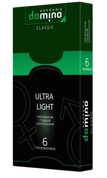 Супертонкие презервативы DOMINO Ultra Light - 6 шт. - Domino - купить с доставкой в Твери