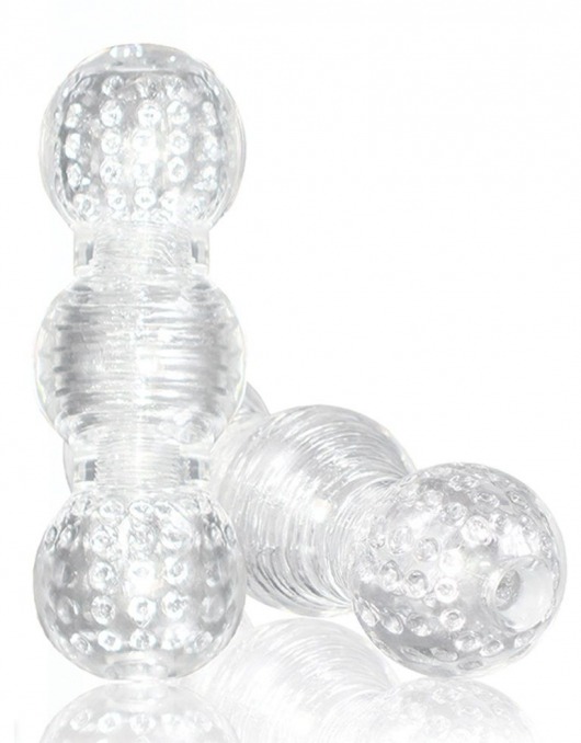 Прозрачный фигурный мастурбатор Master Stroker - Blush Novelties - в Твери купить с доставкой