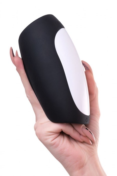 Черно-белый перезаряжаемый мастурбатор Erotist Hailstorm - Erotist Adult Toys - в Твери купить с доставкой