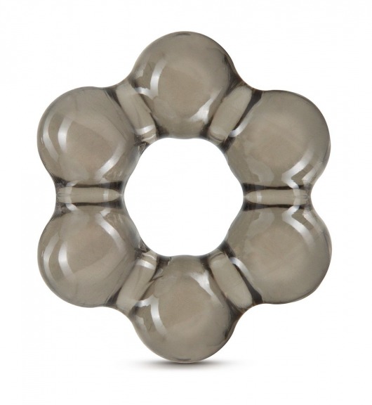 Дымчатое эрекционное кольцо Stay Hard Thick Bead Cock Ring - Blush Novelties - в Твери купить с доставкой