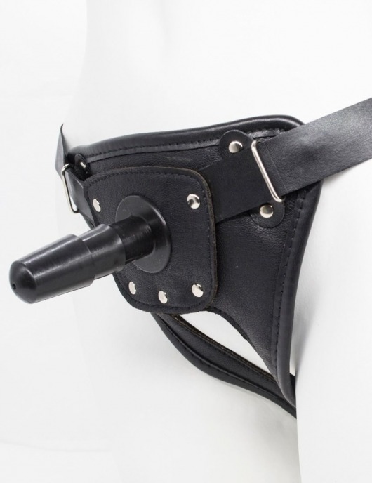 Черный пояс для насадок CLASS STRAP Restyling - LOVETOY (А-Полимер) - купить с доставкой в Твери