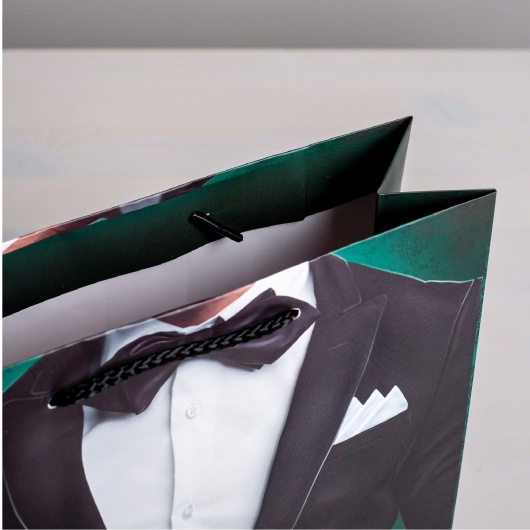 Бумажный пакет «Лучшему!» - 23 х 27 см. - Сима-Ленд - купить с доставкой в Твери