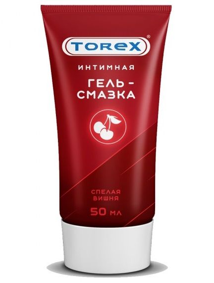 Смазка на водной основе TOREX  Спелая вишня  - 50 мл. - Torex - купить с доставкой в Твери