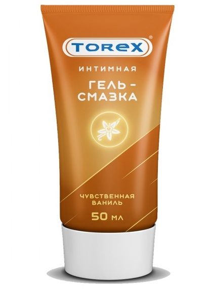 Смазка на водной основе TOREX  Чувственная ваниль  - 50 мл. - Torex - купить с доставкой в Твери