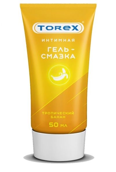 Смазка на водной основе TOREX  Тропический банан  - 50 мл. - Torex - купить с доставкой в Твери
