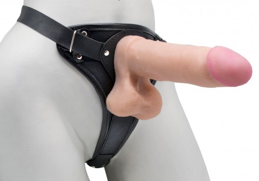 Вибрострапон Woman Midi с вагинальной пробкой - 22 см. - LOVETOY (А-Полимер) - купить с доставкой в Твери