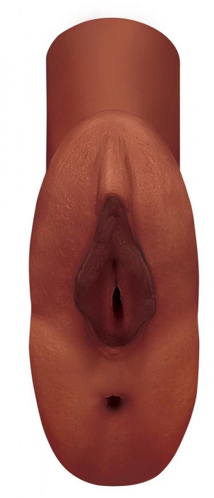 Коричневый мастурбатор Perfect Pussy Double Stroker - Pipedream - в Твери купить с доставкой
